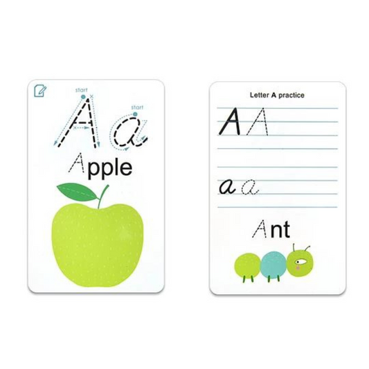 Tarjetas de aprendizaje, abecedario